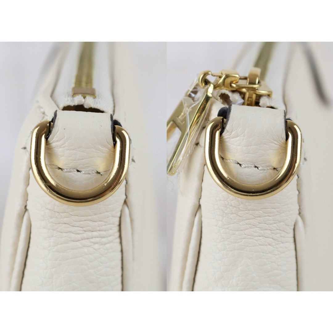 Excellent（Rank SA）｜ LV Monogram Multiti Pochette Accessoire Empreinte Leather Gream IC Chips Model ｜J25042402