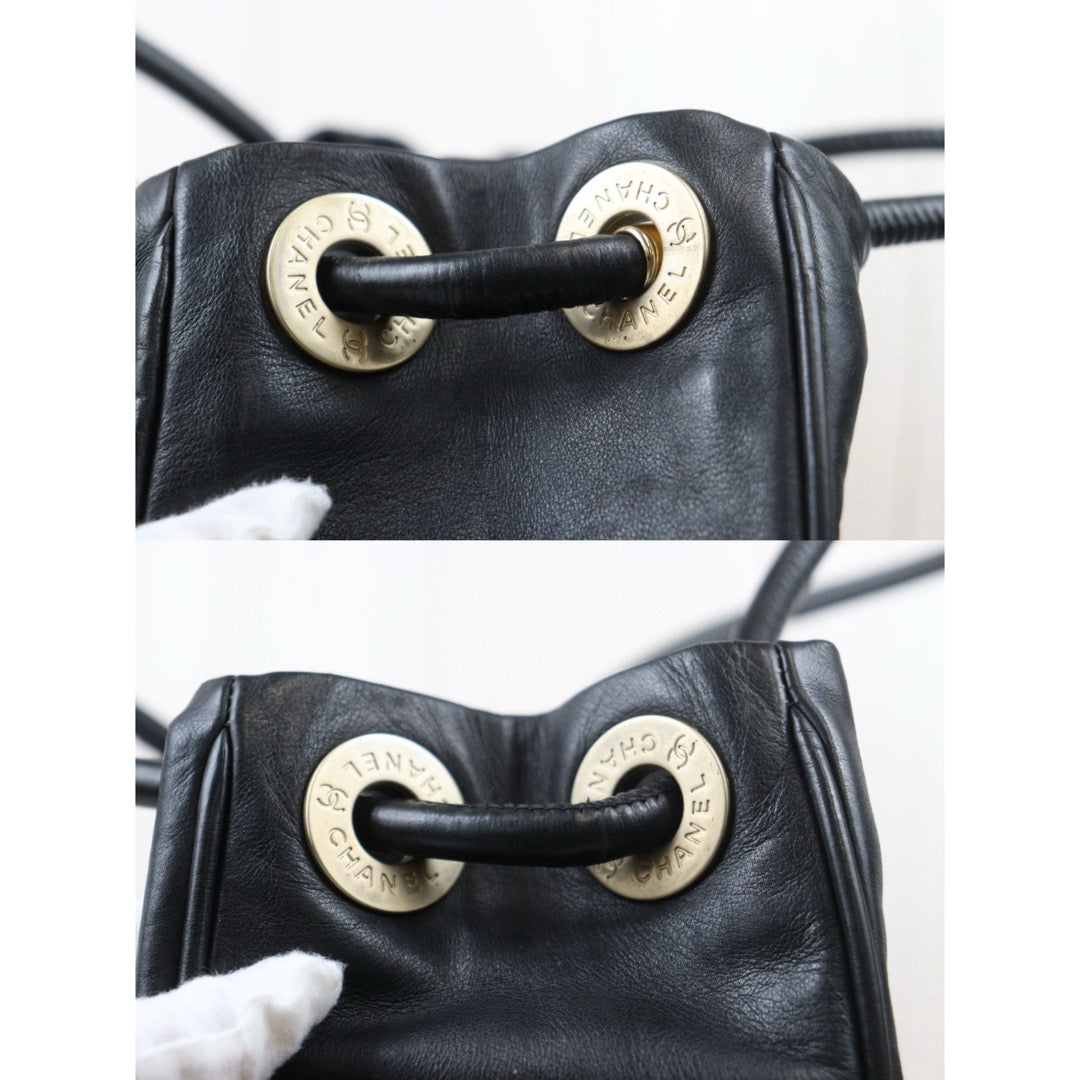 Good ( Rank AB) ｜ CHANEL Camellia Lamb Skin ToteBag GM Made In 2002～2003 Year ｜V24110750