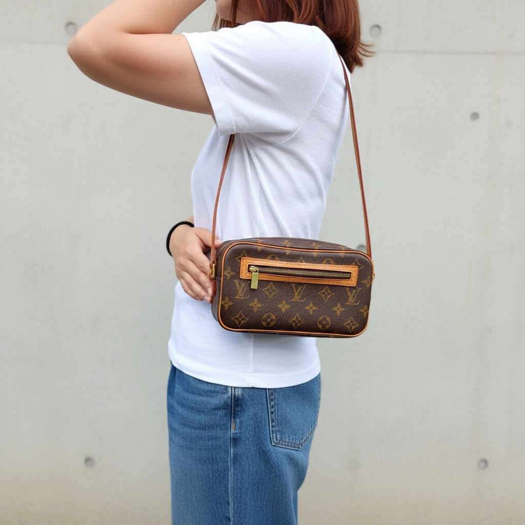Include Entrupy Certificate of Authenticity｜Very Good ( Rank A)｜ Louis Vuitton Monogram Cite PM Shoulder Bag｜26041601