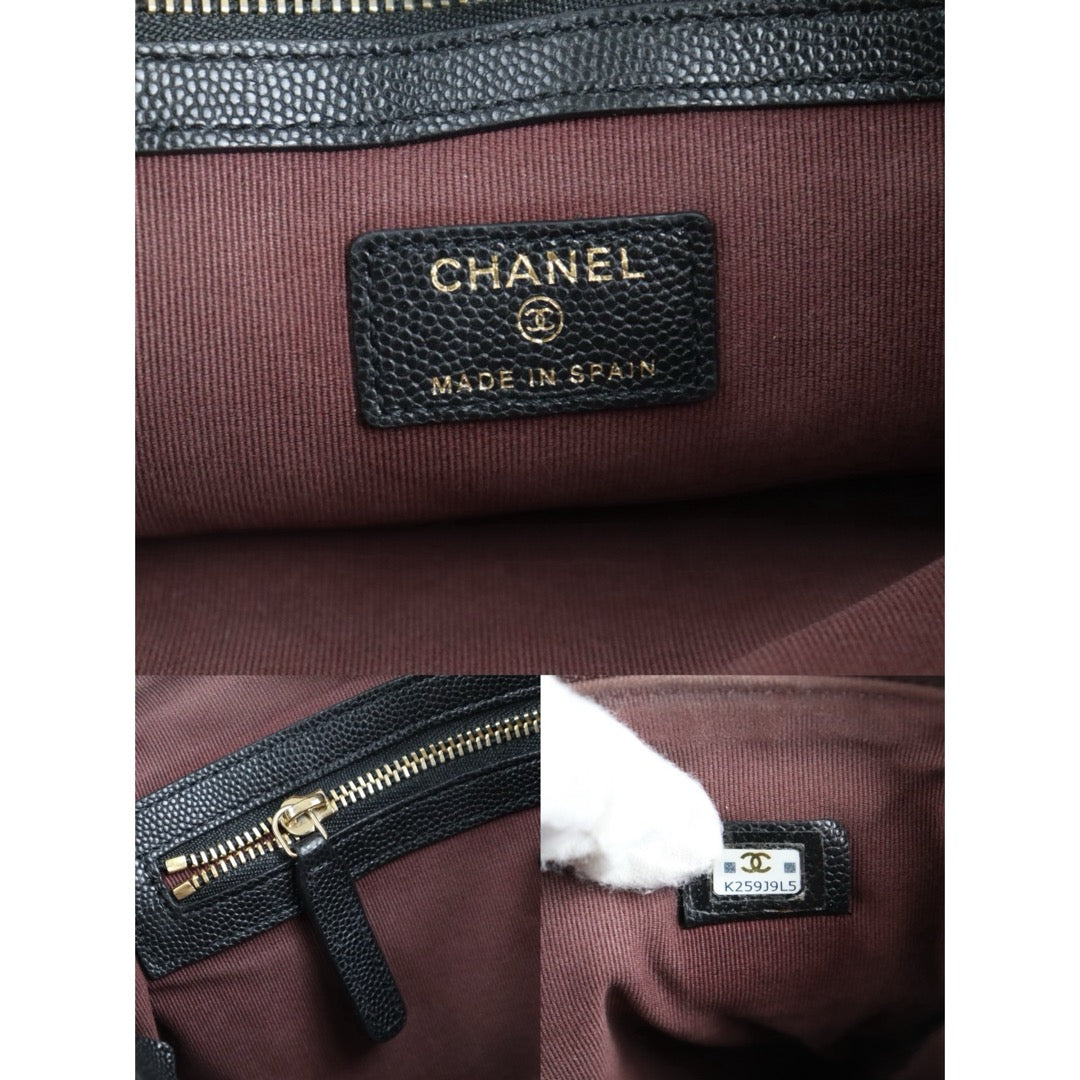 Include Entrupy Certificate of Authenticity｜Good ( Rank AB)｜ CHANEL Caviar Skin  Klassische Pochette Mit Reissverschluss  Black IC Chips Model｜S26052510