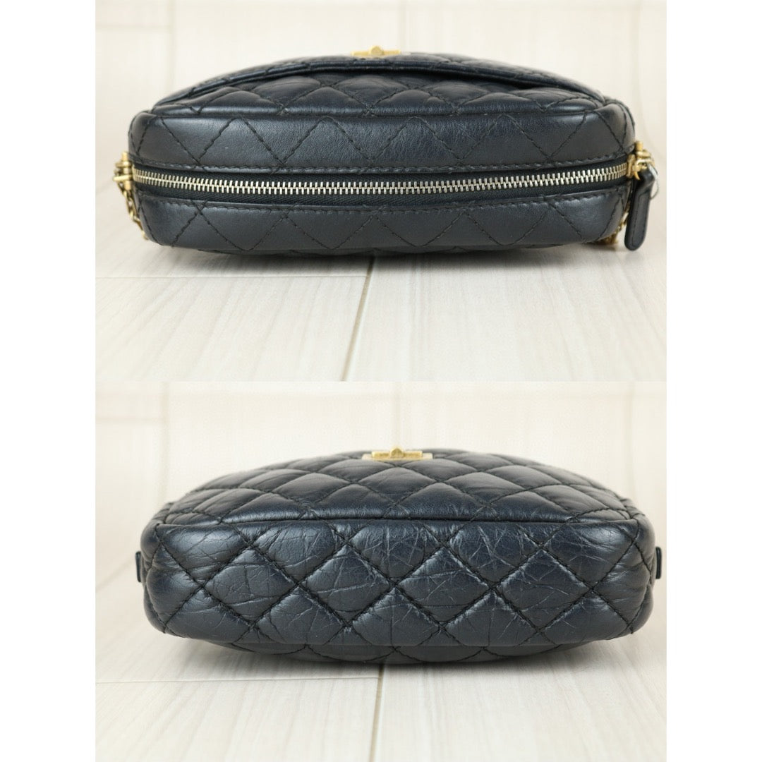 Good ( Rank AB)｜CHANEL 2.55  Aged Calfskin Shoulder Bag Black Made in 2018-2019Year｜R24111201