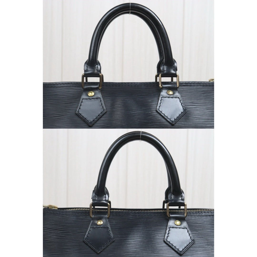 Include Entrupy Certificate of Authenticity｜Good ( Rank AB)｜Louis Vuitton Epi Speedy 25 Hand Bag Black｜26071304
