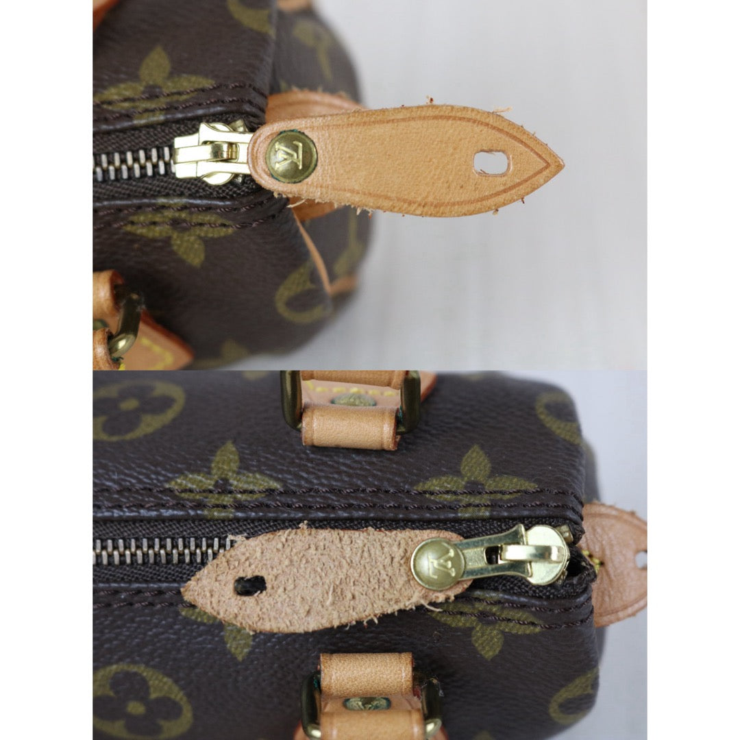 Include Entrupy Certificate of Authenticity｜Good ( Rank AB) ｜ Louis Vuitton Monogram Mini Speedy Hand Bag ｜S26073116