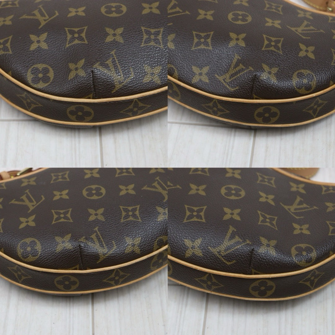 Include Entrupy Certificate of Authenticity｜Good ( Rank AB)｜Louis Vuitton Monogram Pochette Croissant PM Shoulder Bag｜26031603