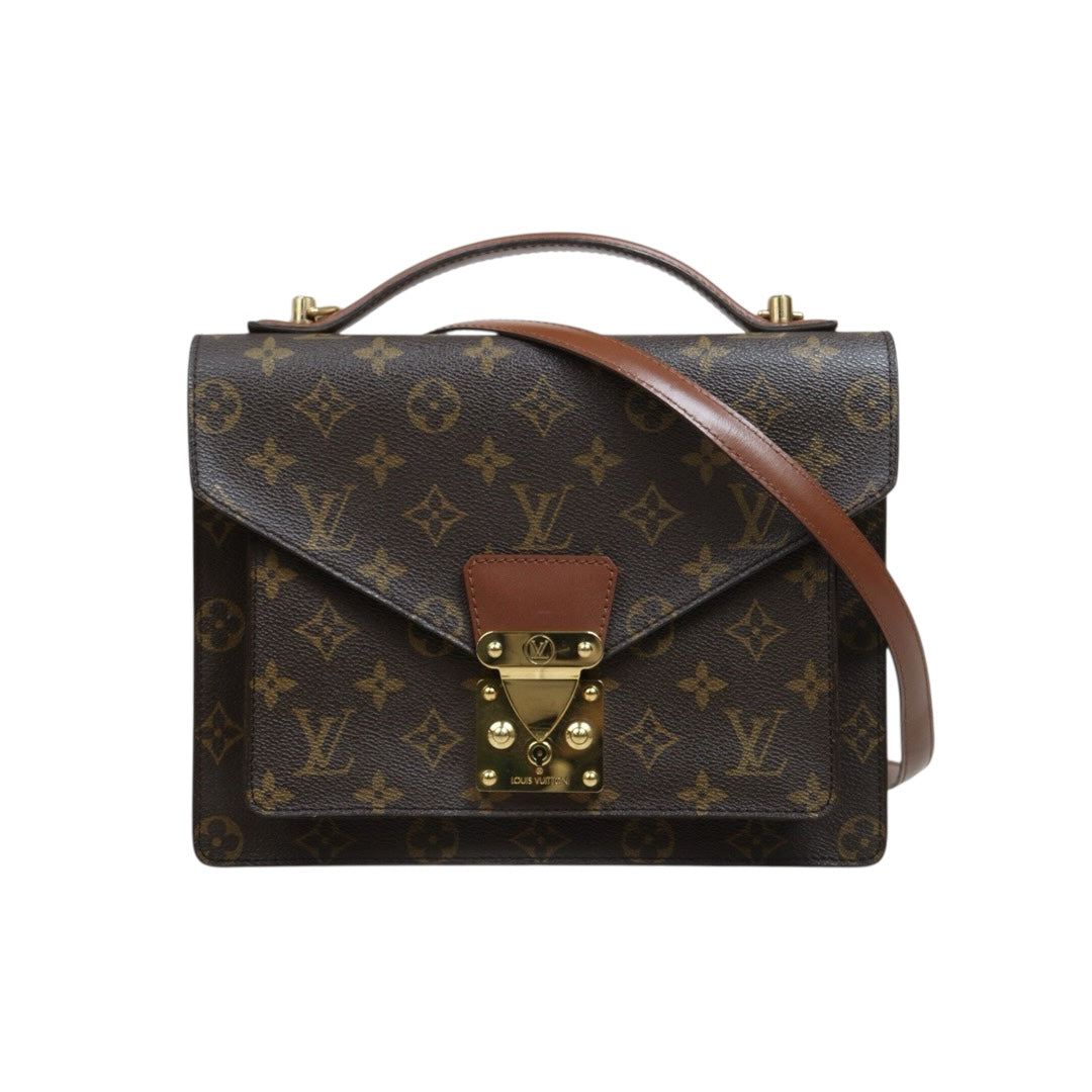 Include Entrupy Certificate of Authenticity｜Good ( Rank AB)｜  Louis Vuitton Monogram Monceau26 Shoulder Bag ｜26061810