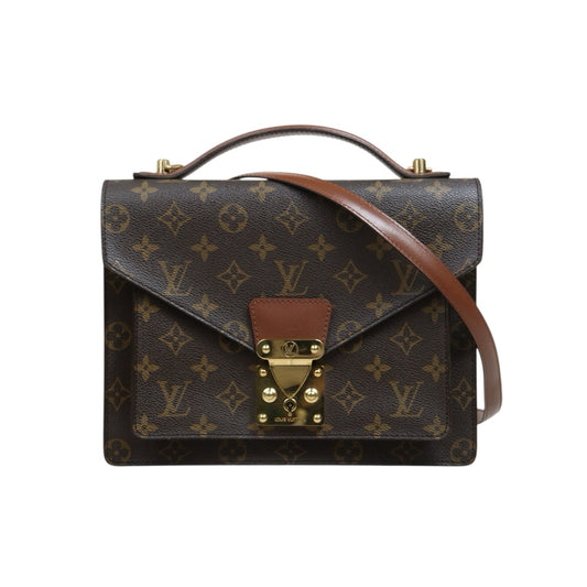 Include Entrupy Certificate of Authenticity｜Good ( Rank AB)｜  Louis Vuitton Monogram Monceau26 Shoulder Bag ｜26061810