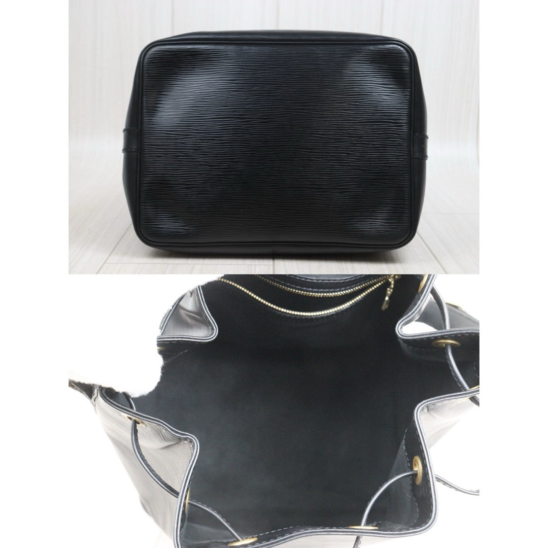 Include Entrupy Certificate of Authenticity｜Good ( Rank AB)｜Louis Vuitton Epi Slouchy Bucket Shoulder Bag Black｜W25122606