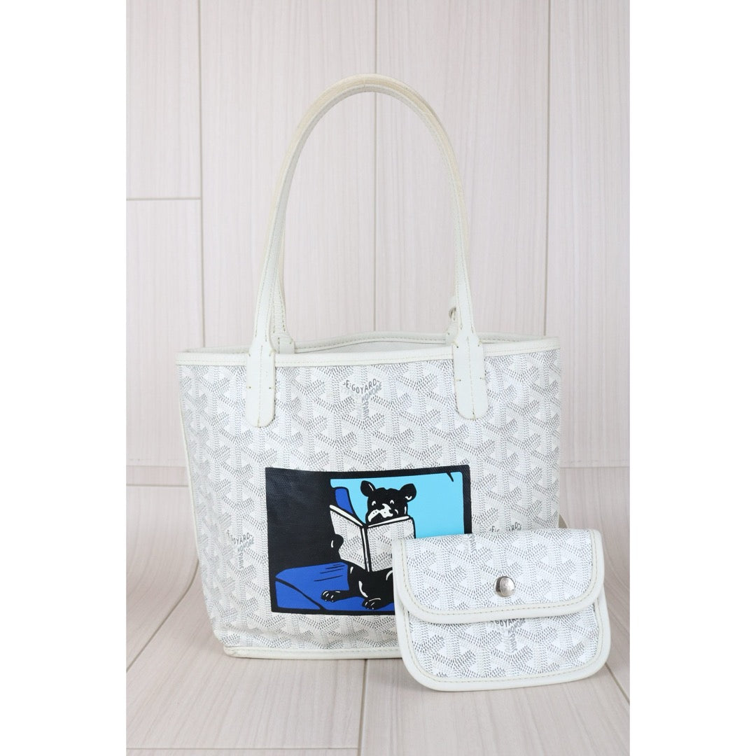 Good ( Rank AB)｜ Goyard Anyone Mini Tote Bag White｜B25032901