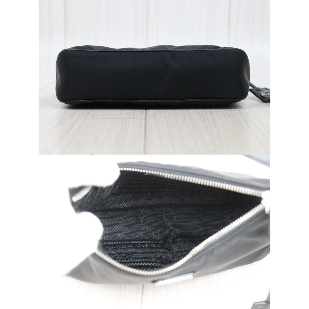 Very Good ( Rank A) ｜ PRADA Re-Edition 2005 HOBO HandBag Black｜S25101608