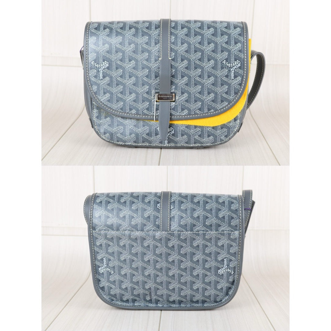 Good ( Rank AB)｜ Goyard Belvedere PM Shoulder Bag Grey｜W25081504