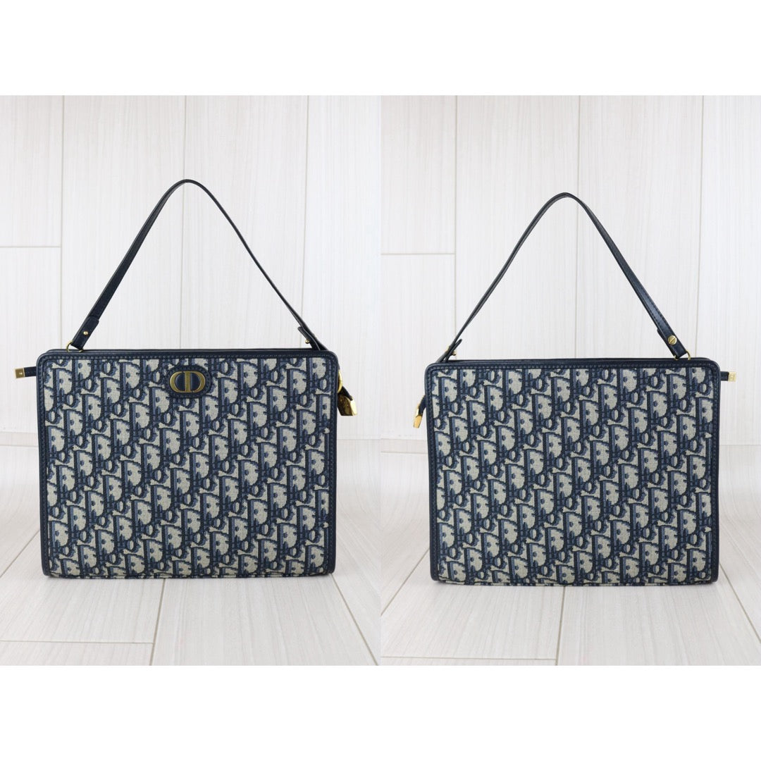 Include Entrupy Certificate of Authenticity｜Very Good ( Rank A)｜Full Set Dior 25 Montaigne Oblique Pouch Handbag｜S26050602