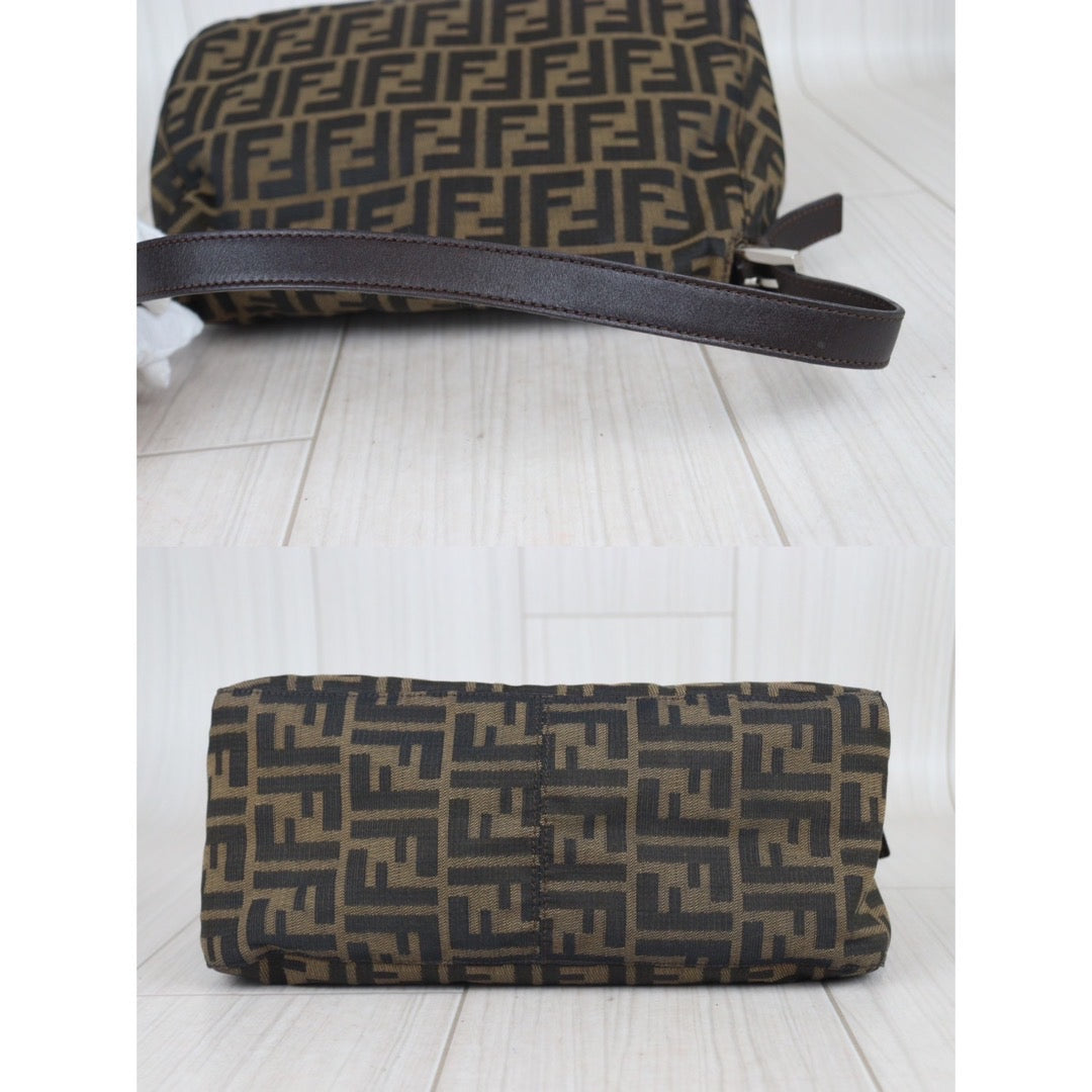 Rank A｜ FENDI Zucca Mamma Baguette Shoulder Bag ｜23092804