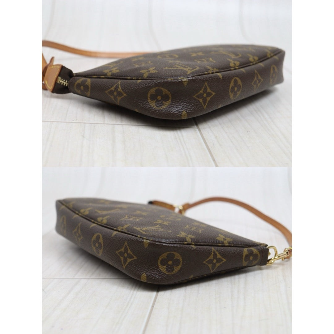 Include Entrupy Certificate of Authenticity｜Good ( Rank AB)｜Louis Vuitton Monogram Pochette Accessoires ｜26061204