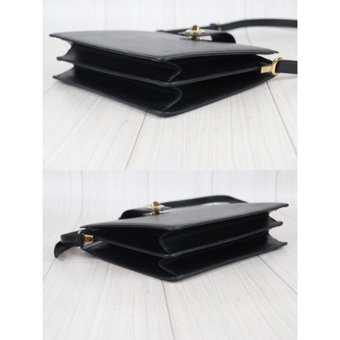 Rank A｜ LV Epi Shoulder Bag Black｜23090901