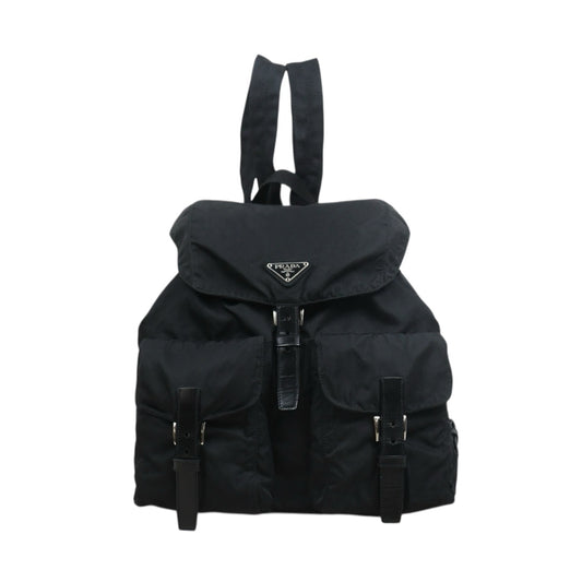 Include Entrupy Certificate of Authenticity｜Good ( Rank AB) ｜Prada  Nylon Black Backpack Medium｜26062601