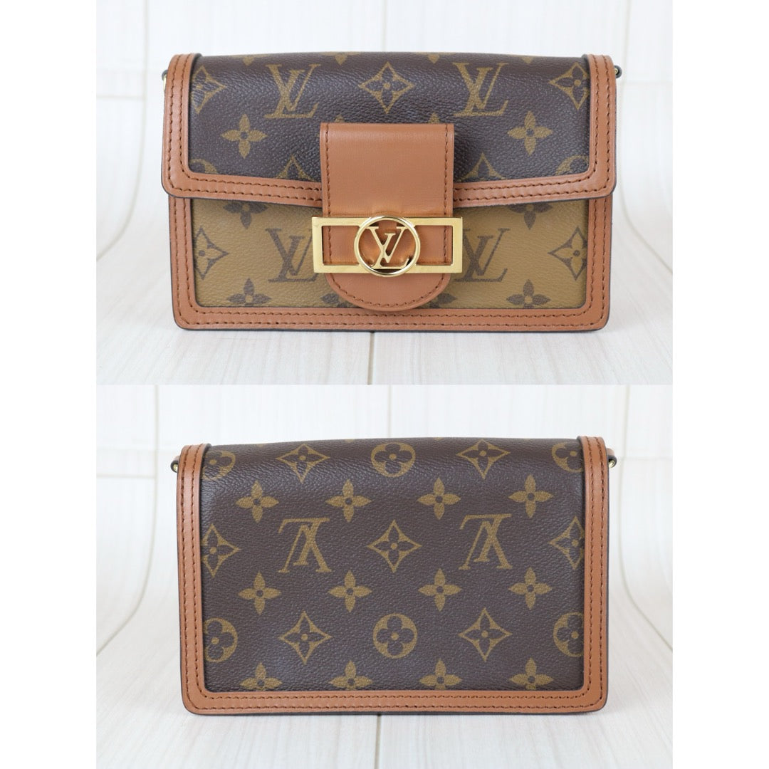 Very Good ( Rank A) ｜LV Monogram Reverse Dauphine Mini WOC Chain Shoulder Bag  IC Chips Model｜S25092402