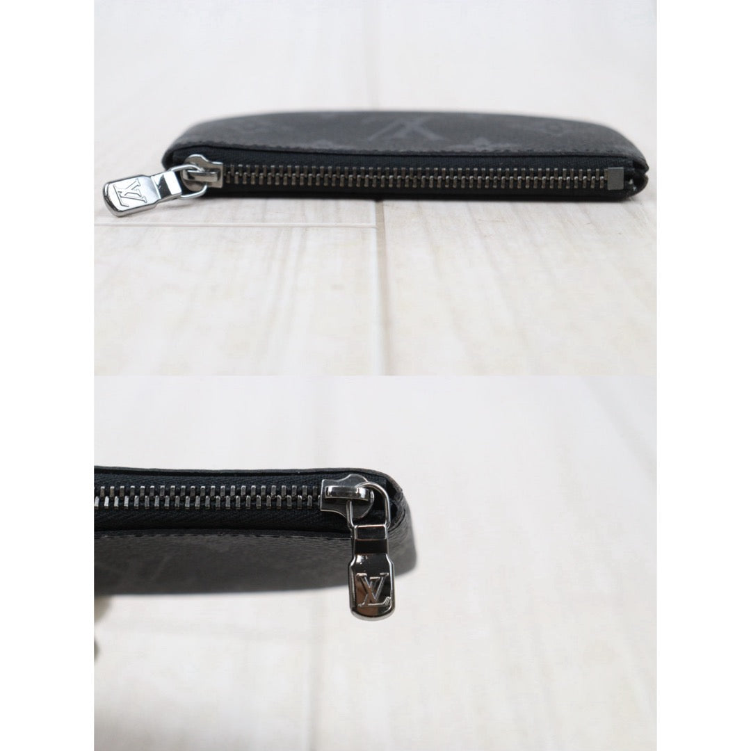 Very Good ( Rank A)｜LV Monogram Pochette Cre Black｜Q25013121