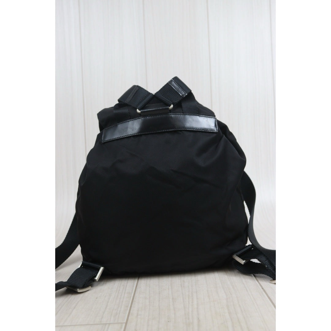 Include Entrupy Certificate of Authenticity｜Good ( Rank AB) ｜Prada  Nylon Black Backpack Small｜26071504