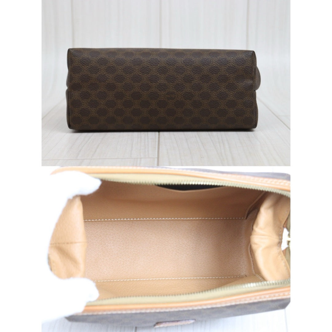 Include Entrupy Certificate of Authenticity｜Good ( Rank AB)｜ CELINE Macadam Pouch ｜26052604