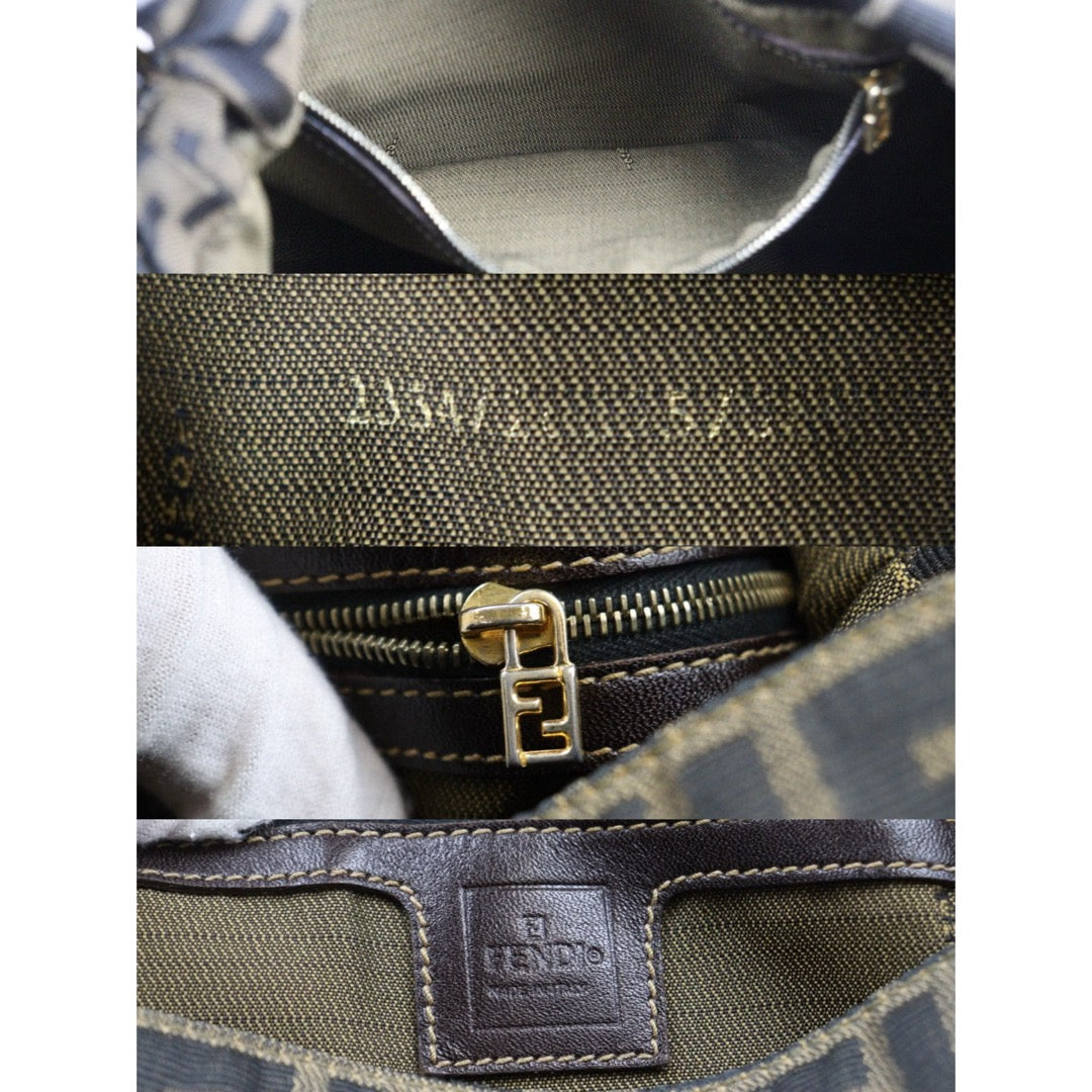 Good ( Rank AB)｜ FENDI Zucca Mamma Baguette Shoulder Bag ｜25042115