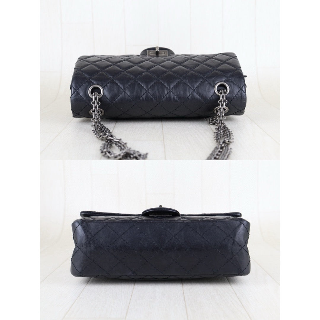 Very Good ( Rank A)｜ CHANEL 2.55 Matelasse Small Black Chain Shoulder Bag Made in 2018-2019 Year｜H25011319