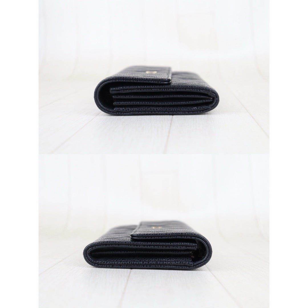 Very Good ( Rank A)｜CHANEL Caviar Skin Black Long Wallet Made In 2013- 2014Year｜S25092001