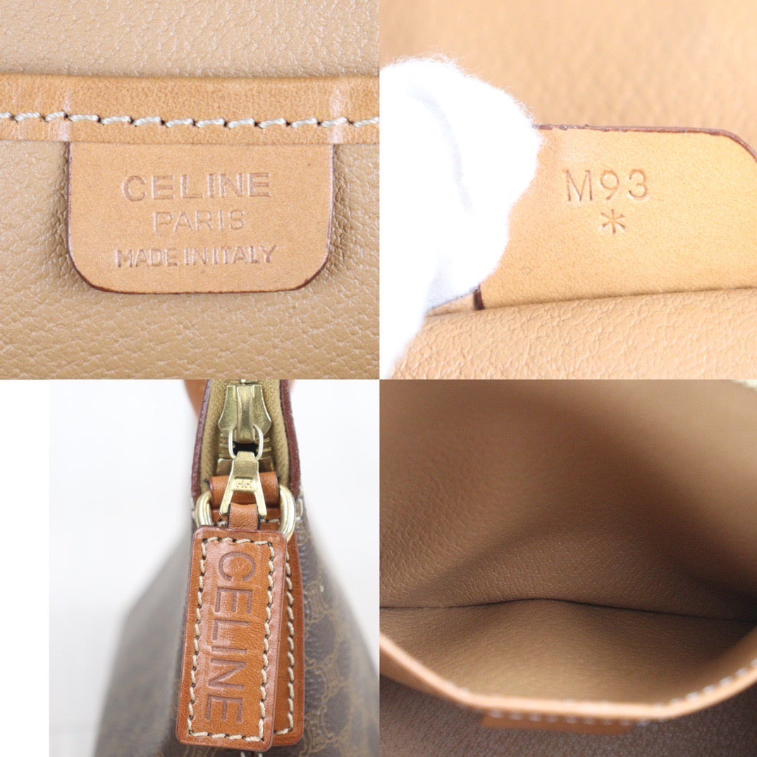 Rank A ｜ CELINE Macadam Mini Hand Bag With Shoulderstap ｜V23092821