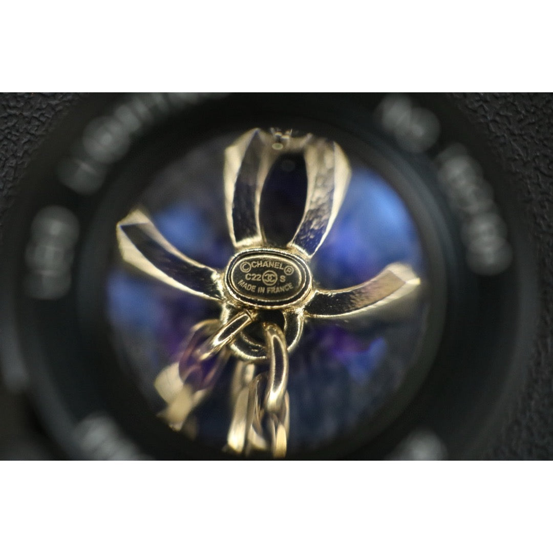 Excellent（Rank SA）｜ CHANEL Coco Mark Rhinestone star Pearl Earrings ｜X25041302