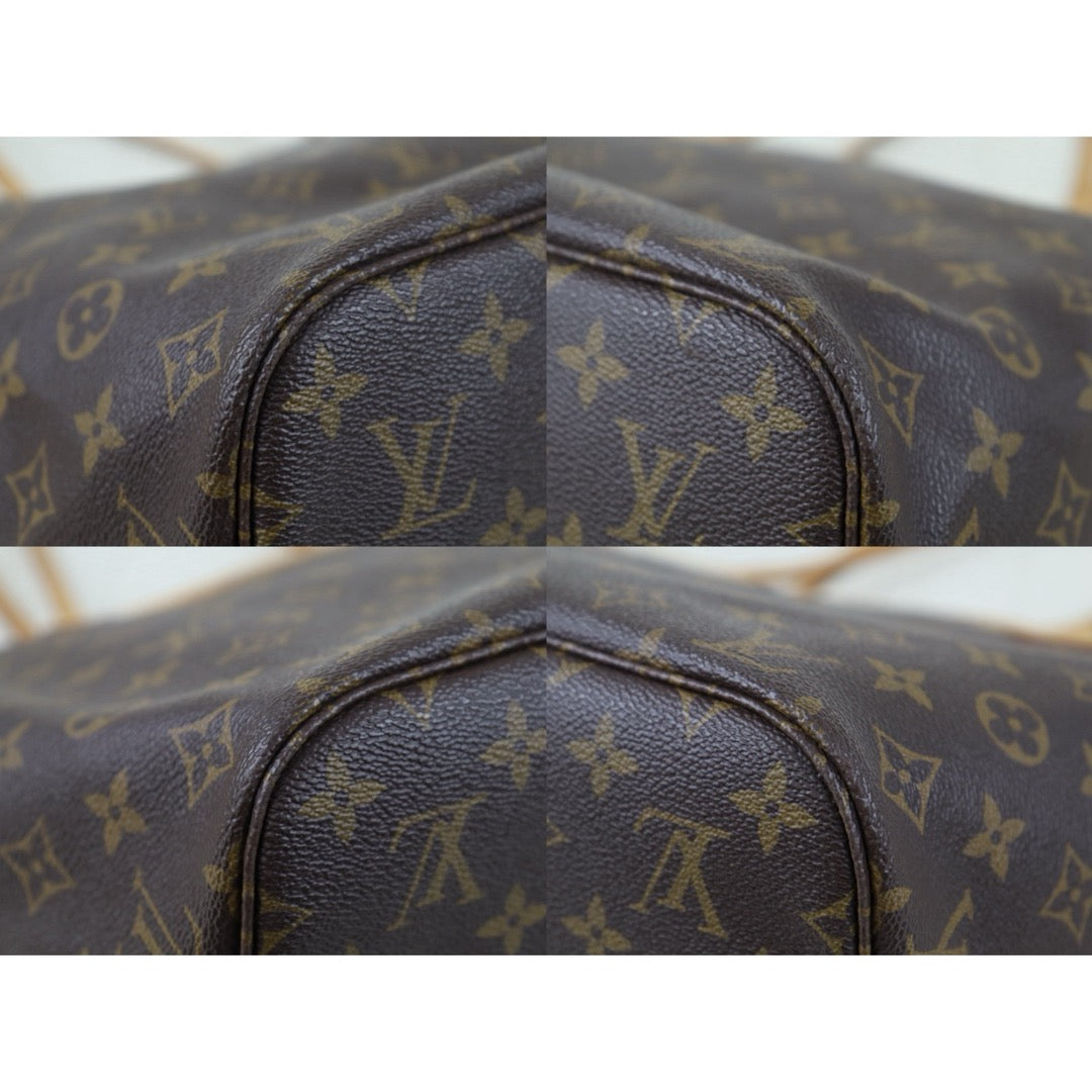 Include Entrupy Certificate of Authenticity｜Good ( Rank AB)｜Louis Vuitton Monogram Neverful MM ShoulderBag With Pouch｜S26053005