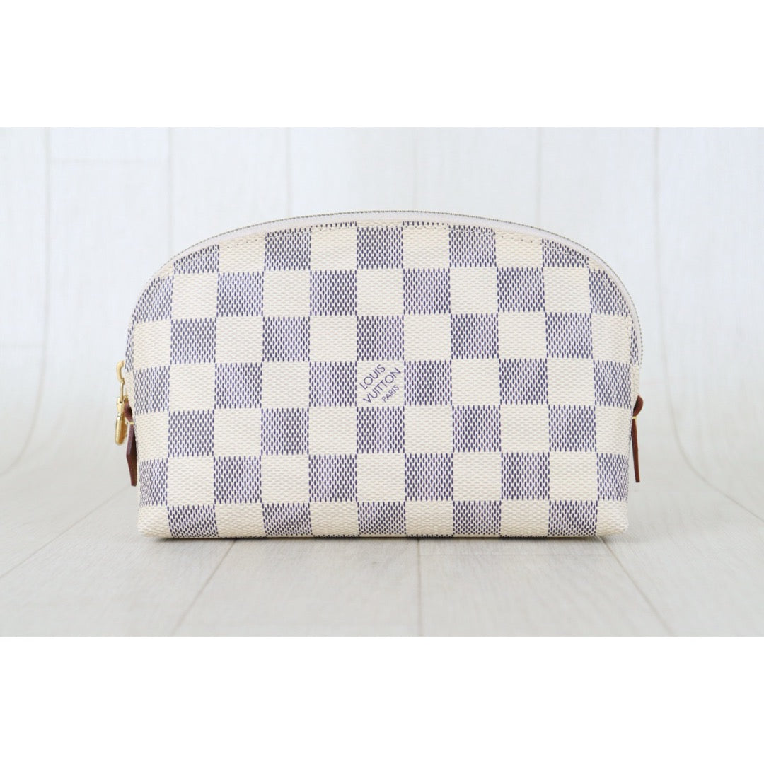 Include Entrupy Certificate of Authenticity｜Very Good ( Rank A)｜Louis Vuitton Azul Toilret Pouch ｜S26083018