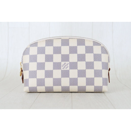 Include Entrupy Certificate of Authenticity｜Very Good ( Rank A)｜Louis Vuitton Azul Toilret Pouch ｜S26083018
