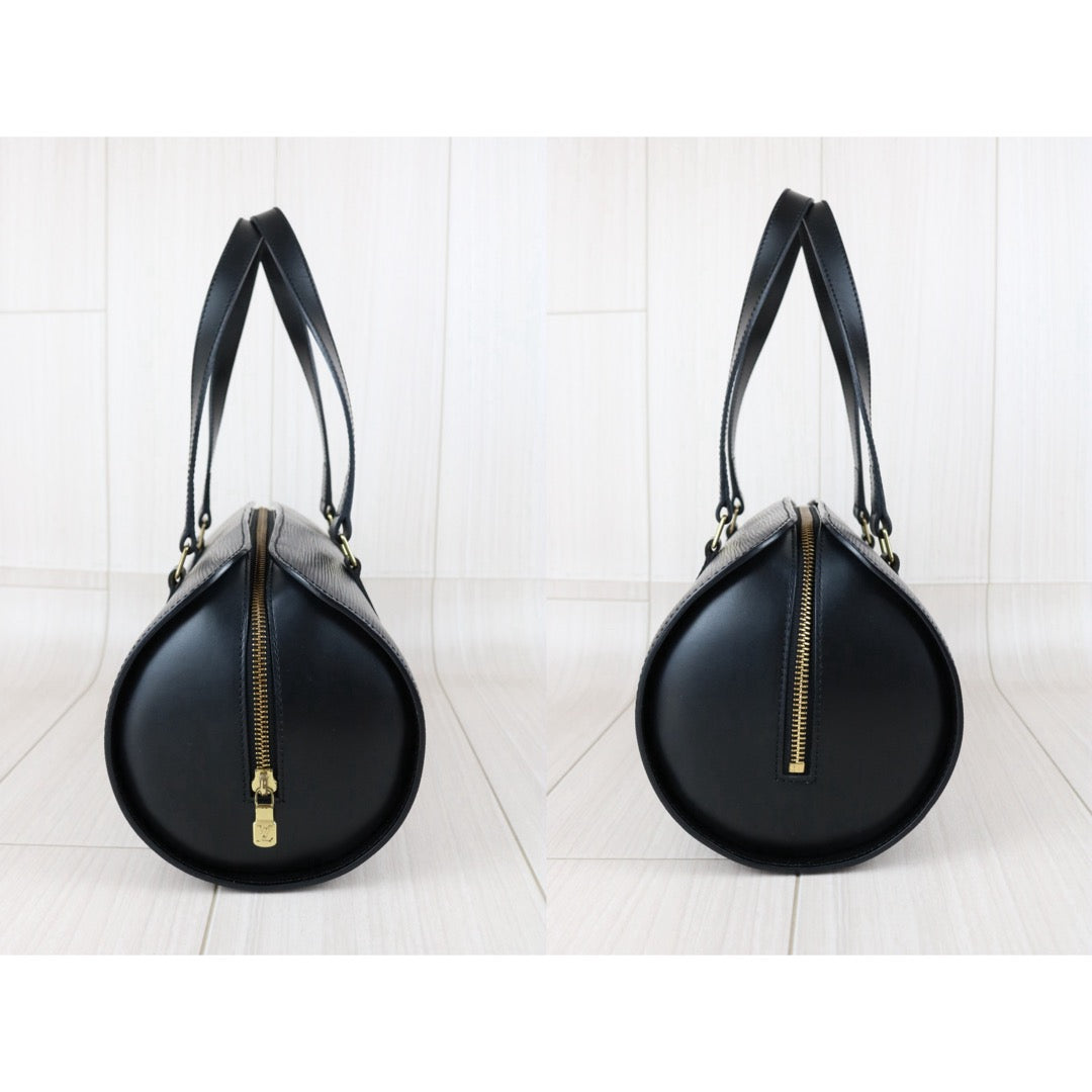 Include Entrupy Certificate of Authenticity｜Very Good ( Rank A)｜ Louis Vuitton Epi Soufflot Handbag Black｜S26042504