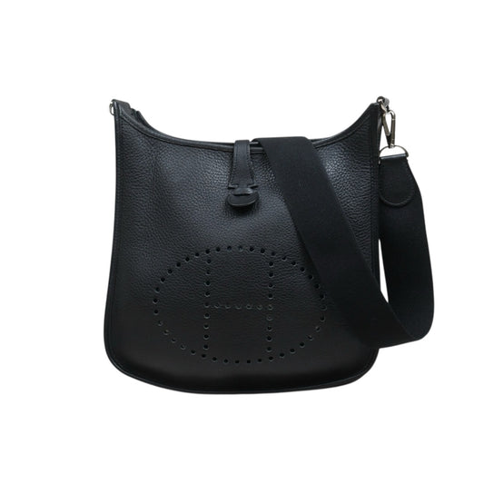 Good ( Rank AB)｜ HERMES TC Leather Evelyne 29 Shoulder Bag Black □J Stamp Made In 2006 Year｜26022608