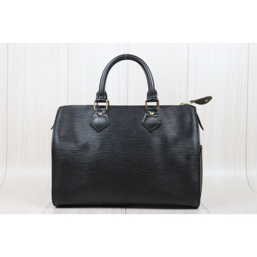 Good ( Rank AB)｜ LV Epi Speedy 25 Hand Bag Black｜25052110