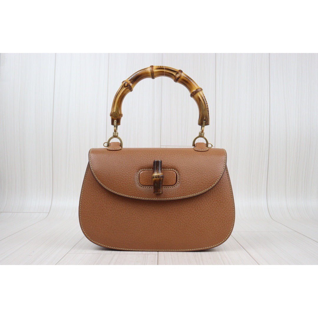 Rank A ｜ GUCCI Vintage Bamboo Hand Bag ｜24031408