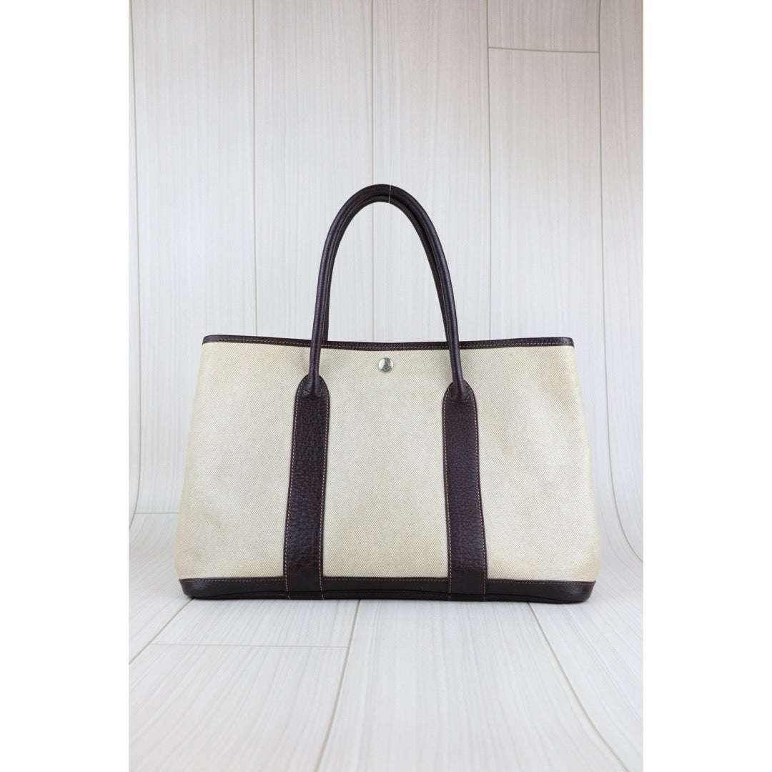 Good ( Rank AB)｜ HERMES Garden Party PM Handbag □F Stamp Made In 2002 Year｜W25070805