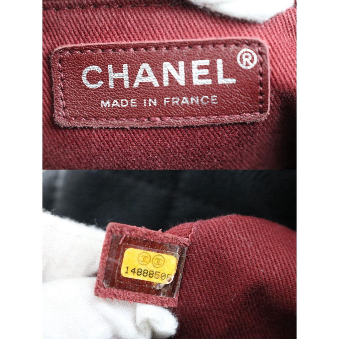 Include Entrupy Certificate of Authenticity｜Good ( Rank AB)｜ CHANEL Matrasse Caviar Skin Black  Chain Tote Bag Made In 2010-2011Year｜X26051805