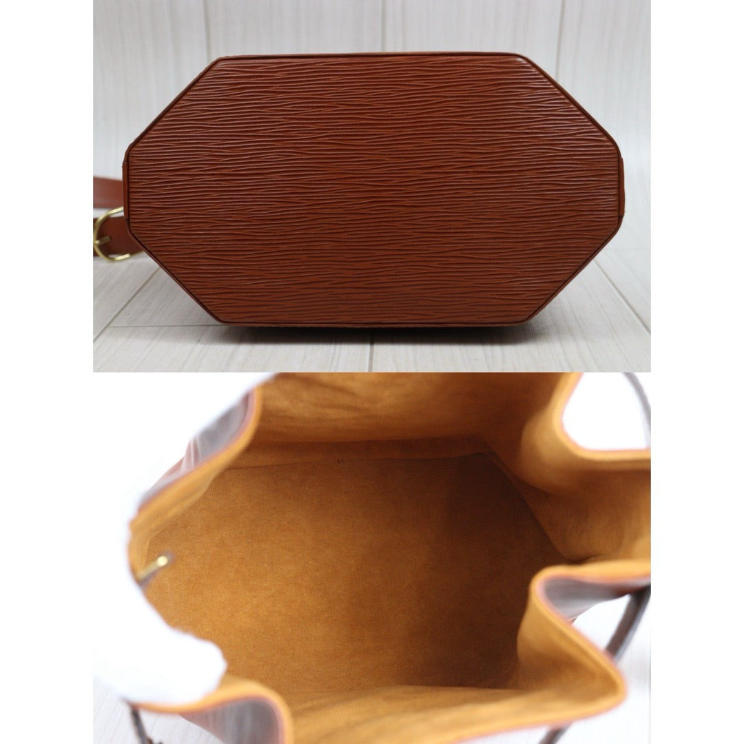 Include Entrupy Certificate of Authenticity｜Very Good ( Rank A)｜ Louis Vuitton Epi Sack de Paul Shoulder Bag Caramel｜26060801