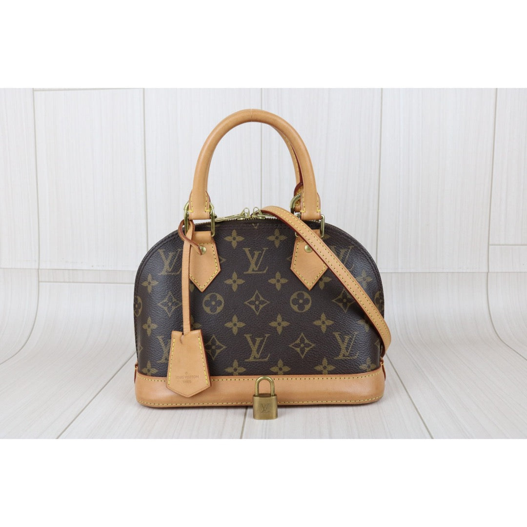 Include Entrupy Certificate of Authenticity｜Good ( Rank AB)｜Louis Vuitton Monogram Alma BB HandBag Shoulder Bag IC Chips Model｜S26040804