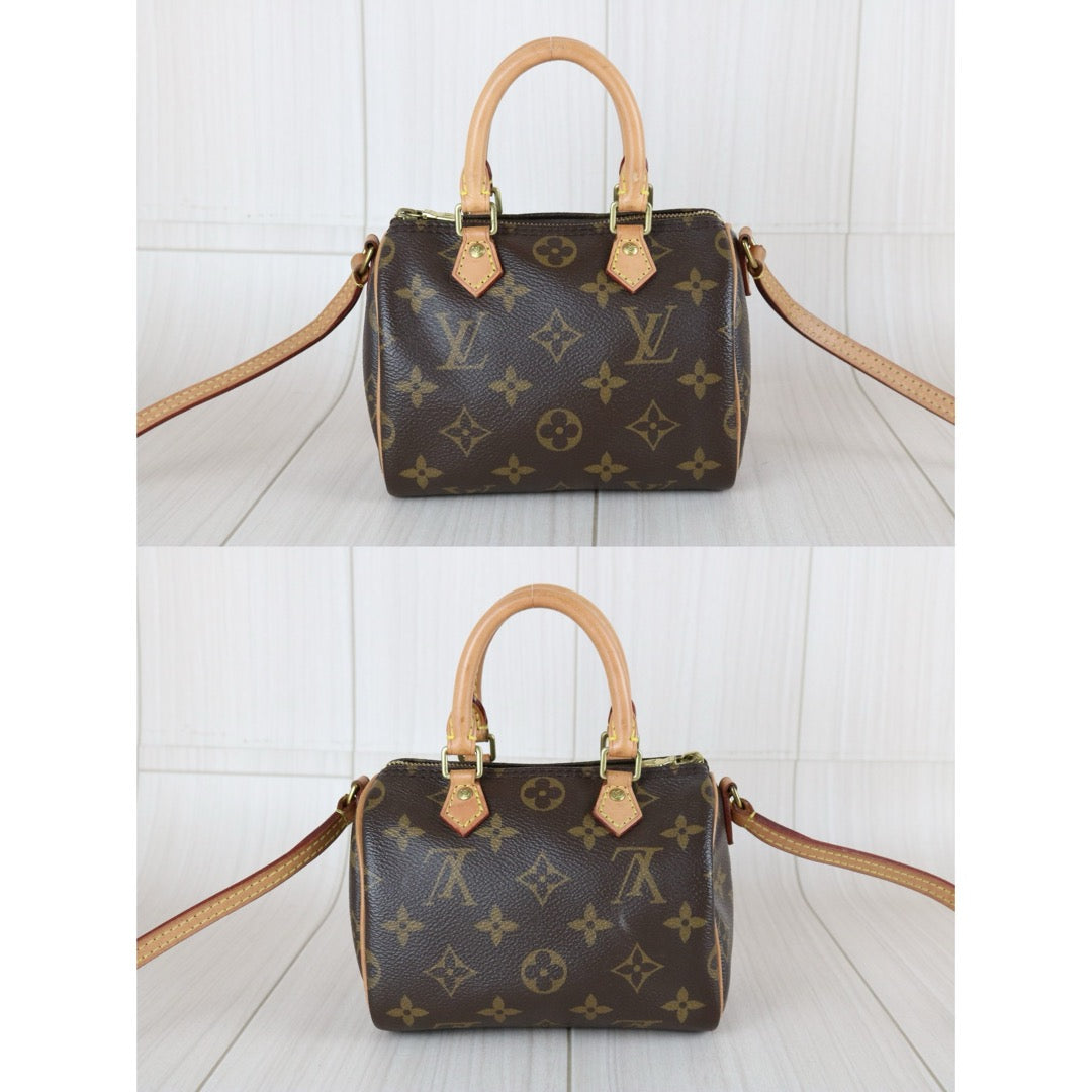 Good ( Rank AB)｜LV Monogram Nano Speedy  Shoulder Bag｜S25070703