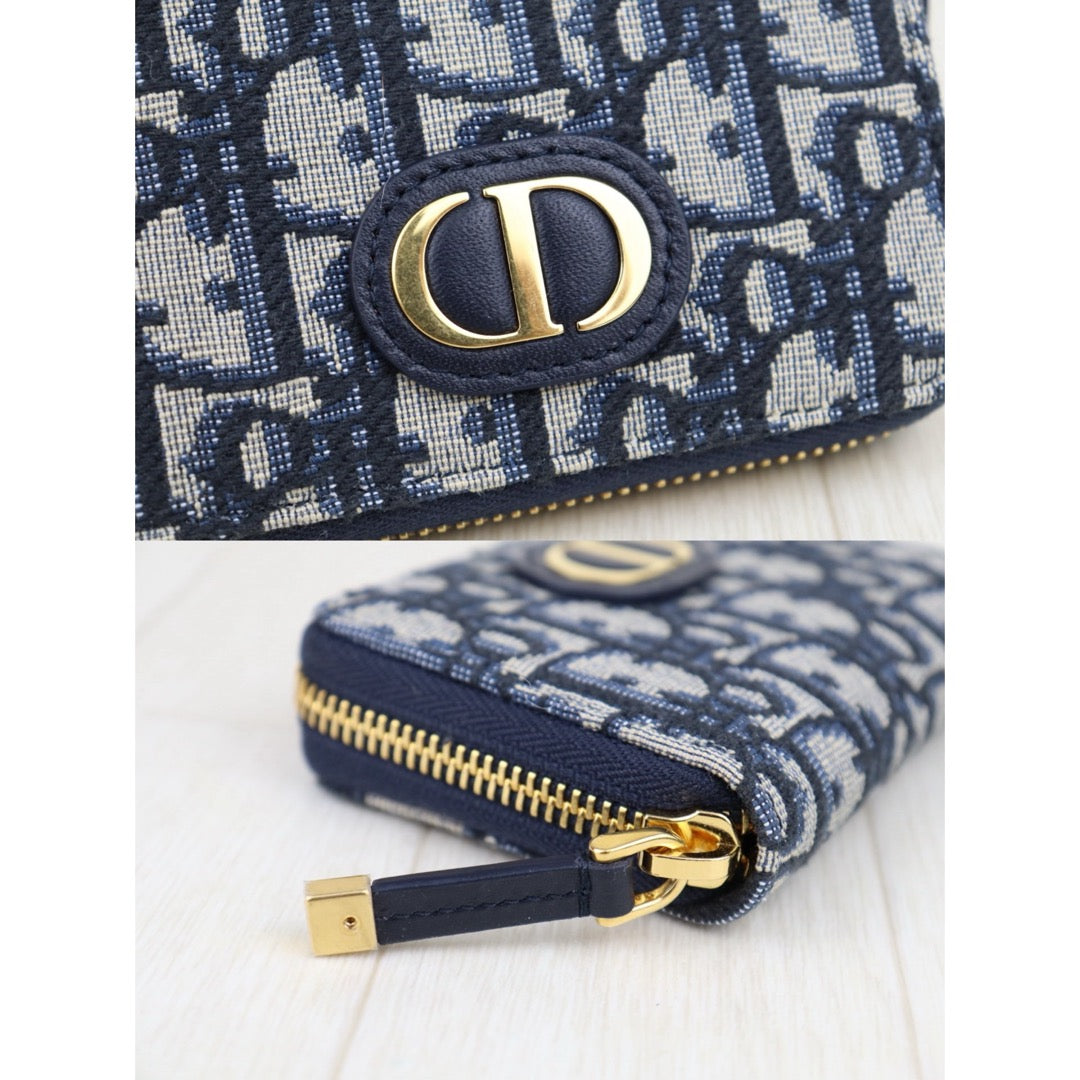 Excellent（Rank SA）｜Full Set  Dior Trotter Saddle Montaige Wallet Card Holder Coin Purse｜S25081413