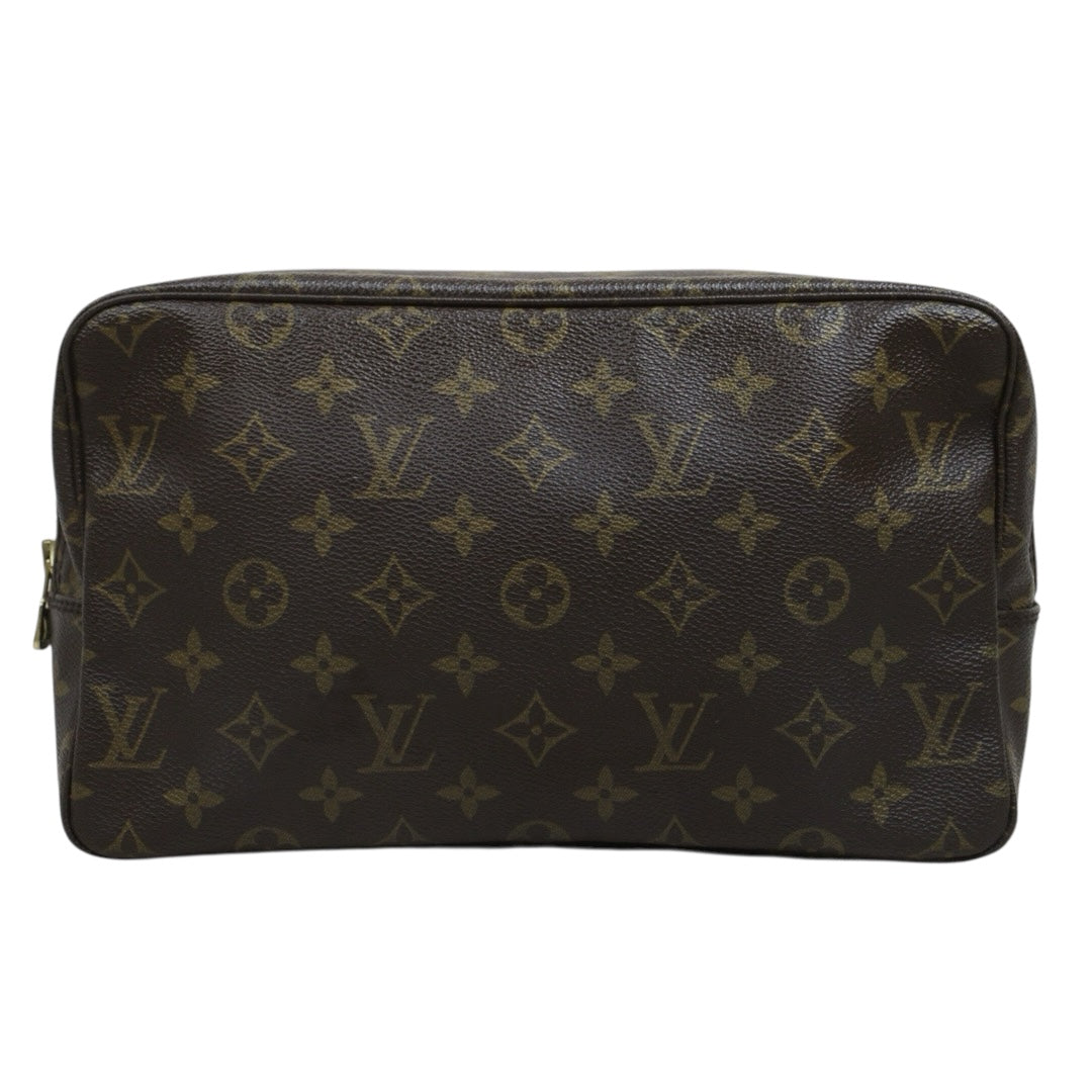 Include Entrupy Certificate of Authenticity｜Good ( Rank AB)｜ Louis Vuitton Truth Toilet 28 Monogram Makeup Pouch｜26070304