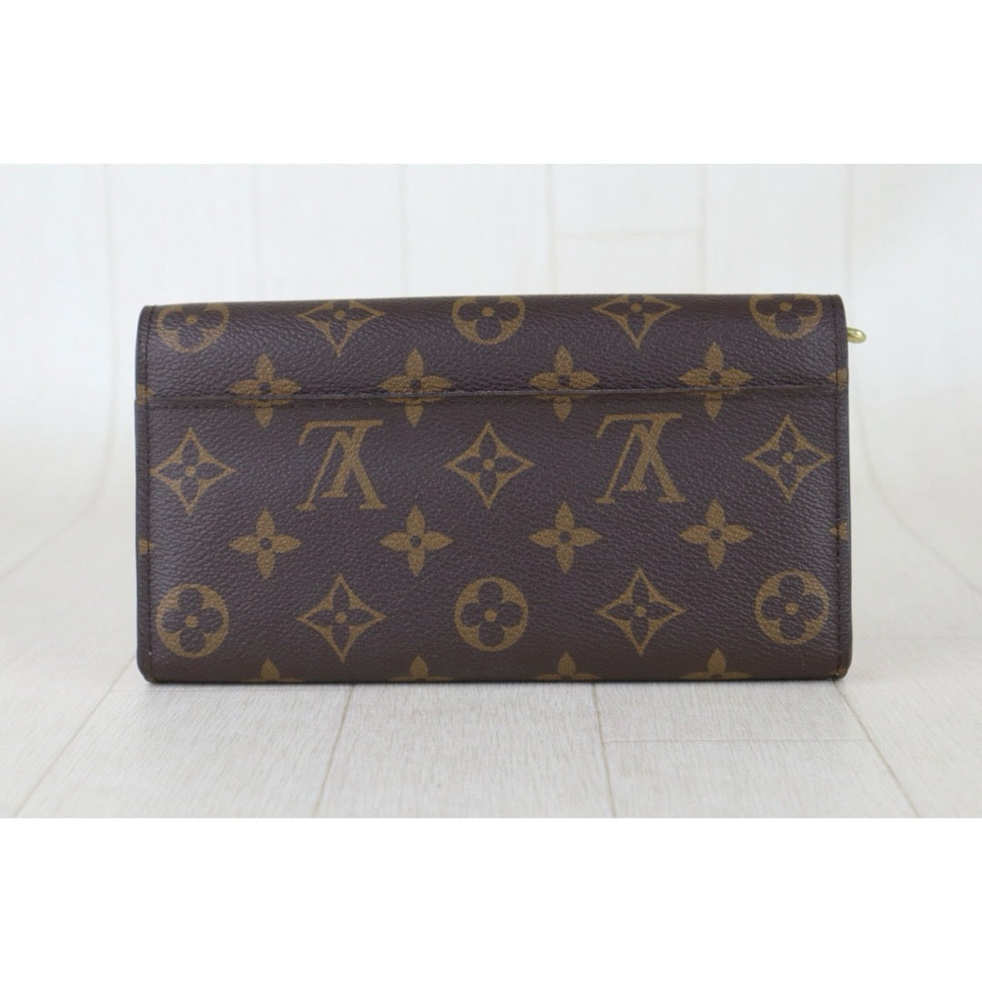 Include Entrupy Certificate of Authenticity｜Good ( Rank AB)｜ Louis Vuitton Monogram Emilie Long Wallet ｜S26072514
