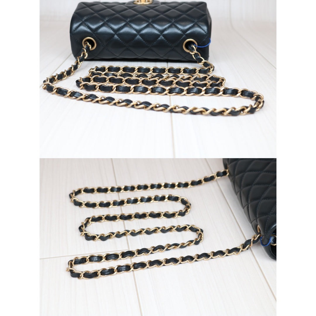 Very Good ( Rank A)｜ CHANEL Matrasse Lamb Skin Single  Flap Bag Made in 2019Year｜S24071101