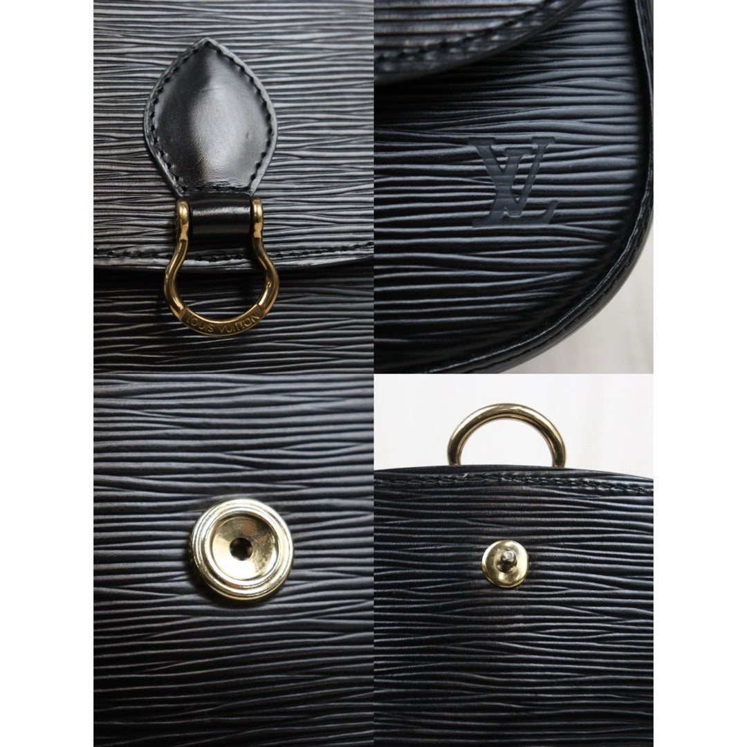 Good ( Rank AB)｜LV Epi Saint-Cloud PM Shoulder Bag Black｜25103005