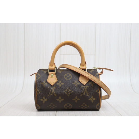 Include Entrupy Certificate of Authenticity｜Very Good ( Rank A)｜ Louis Vuitton Monogram Mini Speedy Hand Bag With Shoulder Strap｜26080619