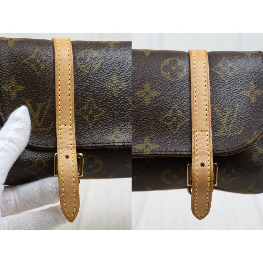 Include Entrupy Certificate of Authenticity｜Very Good ( Rank A)｜Louis Vuitton Monogram Pochette Murrell Clutch Bag Waist Pouch｜26051804