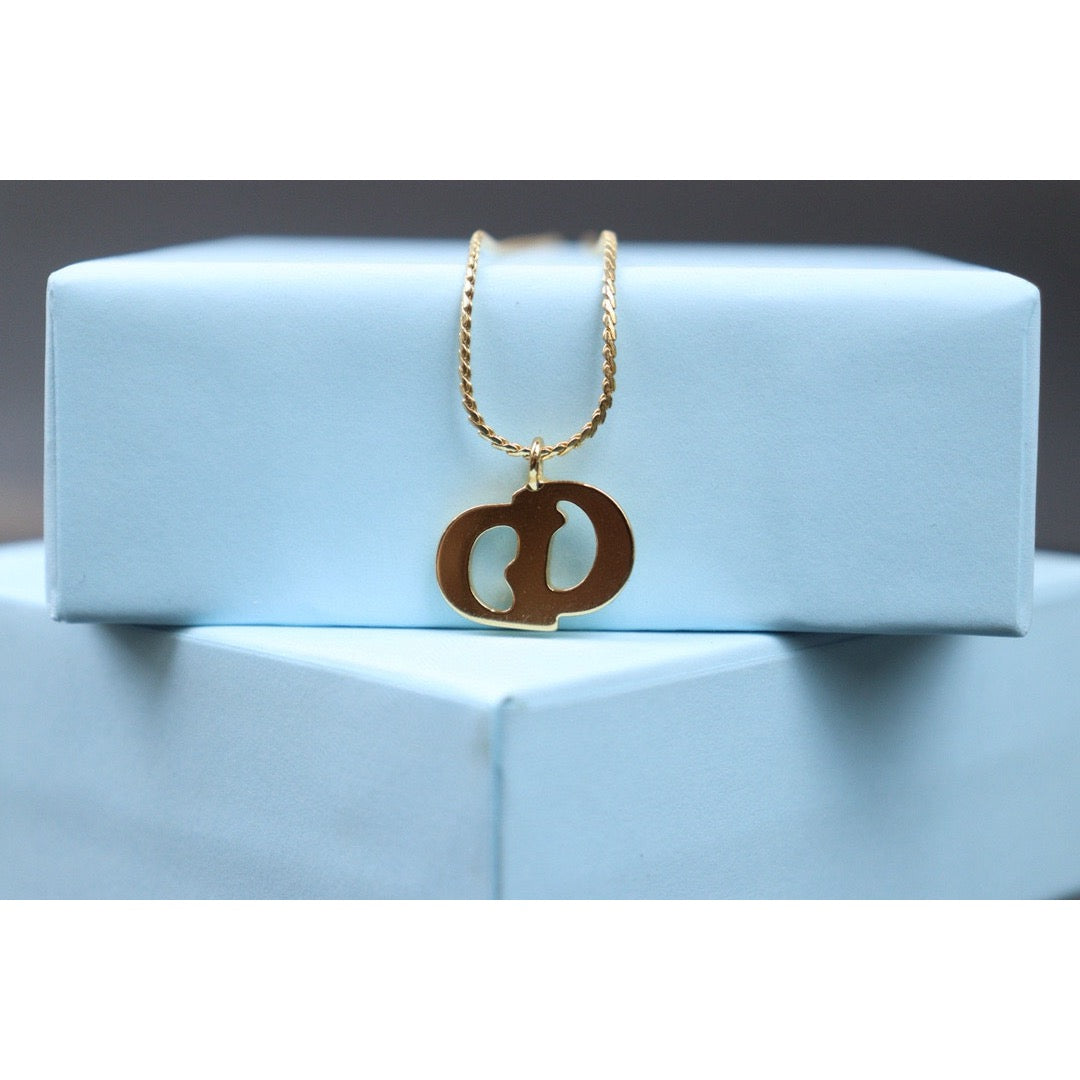 Very Good ( Rank A) ｜ Dior CD Necklace Gold Plated ｜24072507