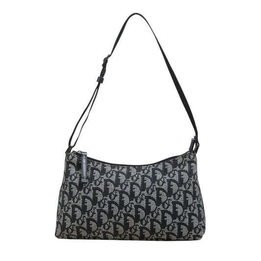 Include Entrupy Certificate of Authenticity｜Good ( Rank AB)｜ Dior Trotter Black Shoulder Bag ｜26042002