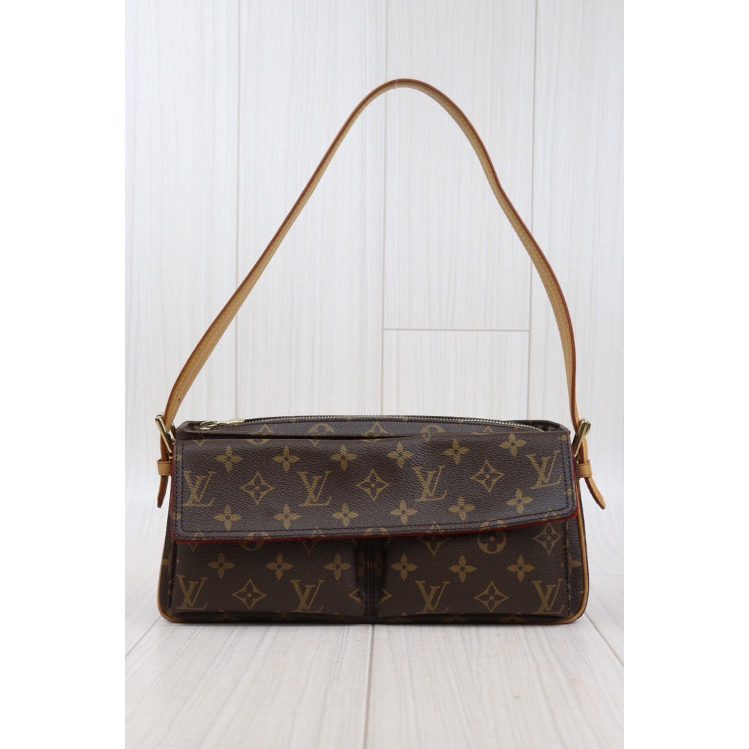 Rank AB｜LV Monogram Viva Cite PM Shoulder Bag｜24031412